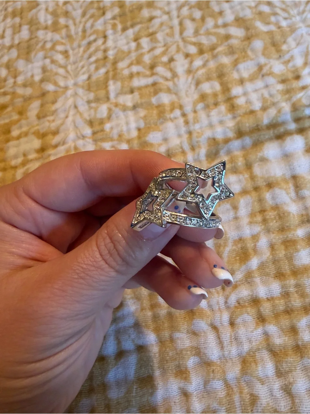 NWT Park Lane Size 6 Double Star Ring